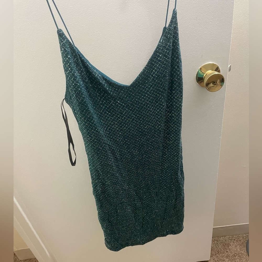 Sparkly green cocktail dress. Size 9/10. Worn once